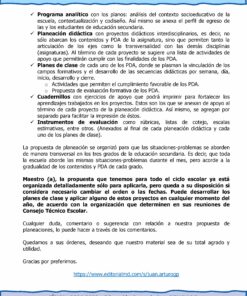 Un documento titulado 