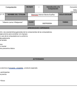 Planeacion Club Computación Agosto - Noviembre