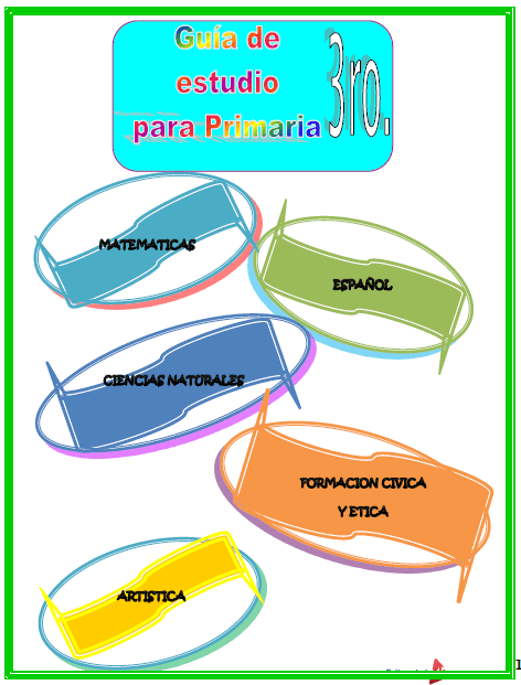 EJEMPLO Guía de Estudio de 3er. Grado de Primaria 2021