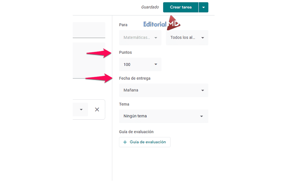 crear tarea en classroom crear tarea en classroom y poner su fecha de entrega