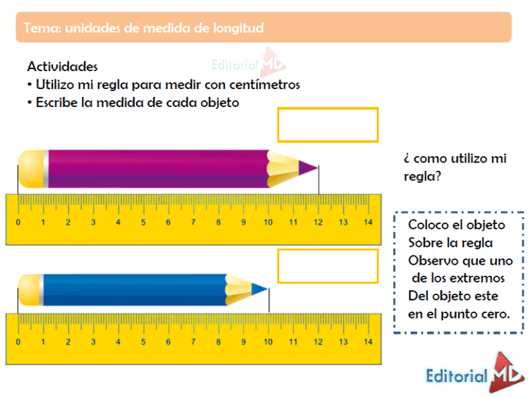 Unidades de Medida Para Niños de Primaria y Preescolar