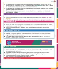 Planeaciones Física 2° Grado Secundaria PAQUETE (Ciclo Escolar 2026 – 2027) + Fichas de Trabajo 21 01 BIOLOGIA 1 SISTEMAS NERVIOSO Y ENDOCRINO Pagina 10