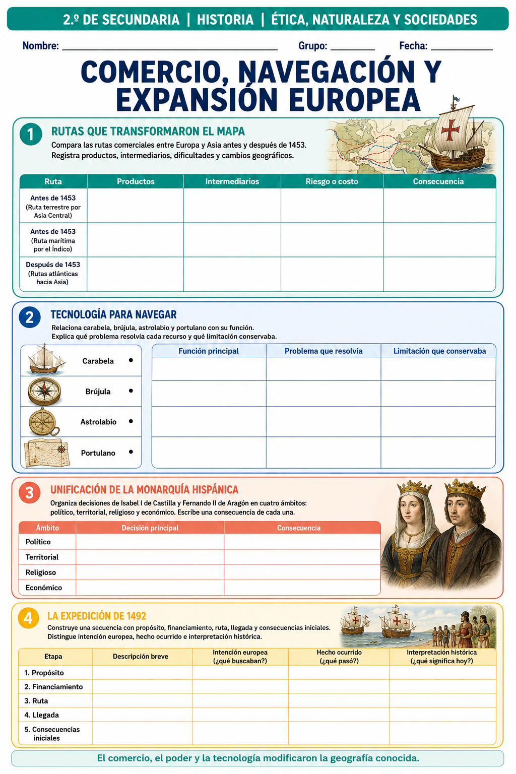 Fichas de trabajo HISTORIA SECUNDARIA 1°, 2° Y 3° Grado | TODOS LOS CONTENIDOS 2 Fichas de trabajo HISTORIA SECUNDARIA 1°, 2° Y 3° Grado | TODOS LOS CONTENIDOS - Image 2