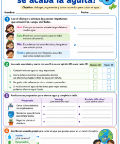 Fichas de trabajo PRIMARIA 3° Grado TODOS LOS PROYECTOS (IMPRIMIBLES) 30 01 Gotita a gotita se acaba la aguita