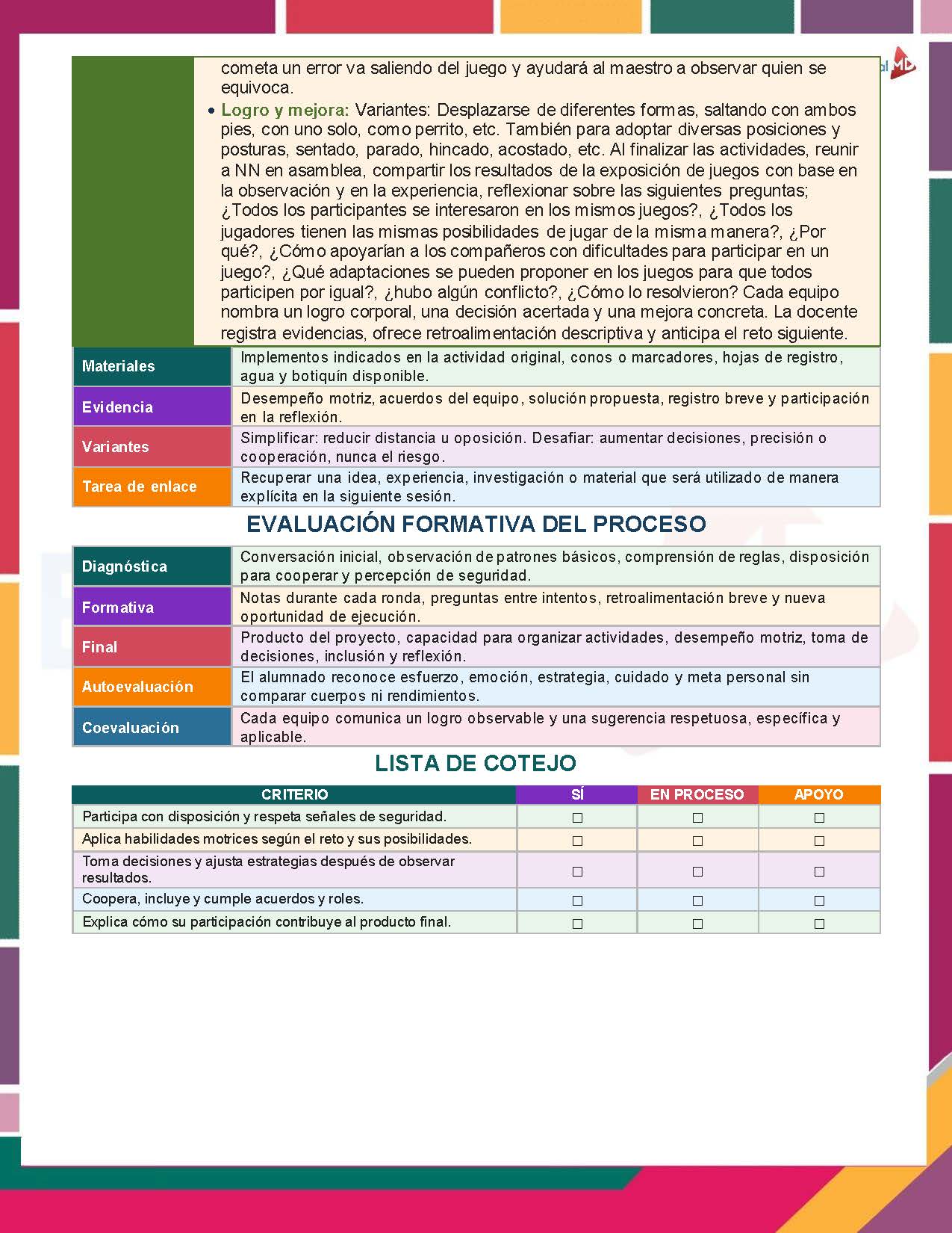 PLANEACIONES DE EDUCACIÓN FÍSICA 6° DE PRIMARIA | NEM (2026 – 2027) 5 PLANEACIONES DE EDUCACIÓN FÍSICA 6° DE PRIMARIA | NEM (2026 – 2027) - Image 5