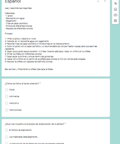 Captura de pantalla de un sitio web en español con un usuario interactuando con un 