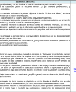 Una captura de pantalla de Planeaciones de Cuarto Grado de Primaria 2021-2022 (Primer Trimestre) que incluye secciones como 