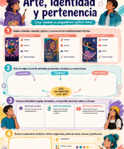 Fichas de trabajo ARTES SECUNDARIA 1°, 2° Y 3° Grado | TODOS LOS CONTENIDOS (IMPRIMIBLES) 26 02 Arte identidad y pertenencia