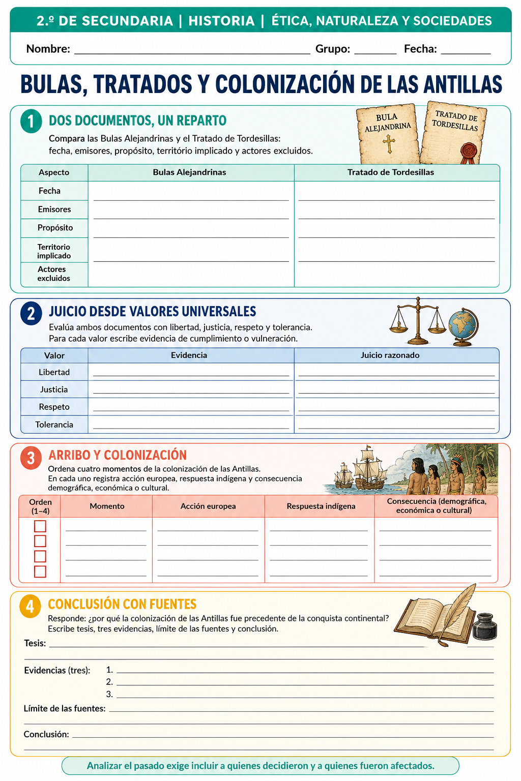 Fichas de trabajo HISTORIA SECUNDARIA 1°, 2° Y 3° Grado | TODOS LOS CONTENIDOS 5 Fichas de trabajo HISTORIA SECUNDARIA 1°, 2° Y 3° Grado | TODOS LOS CONTENIDOS - Image 5