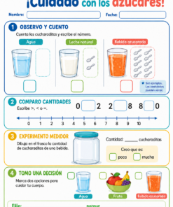 Fichas de trabajo PRIMARIA 1° Grado TODOS LOS PROYECTOS (IMPRIMIBLES) 22 02 Cuidado con los azucares