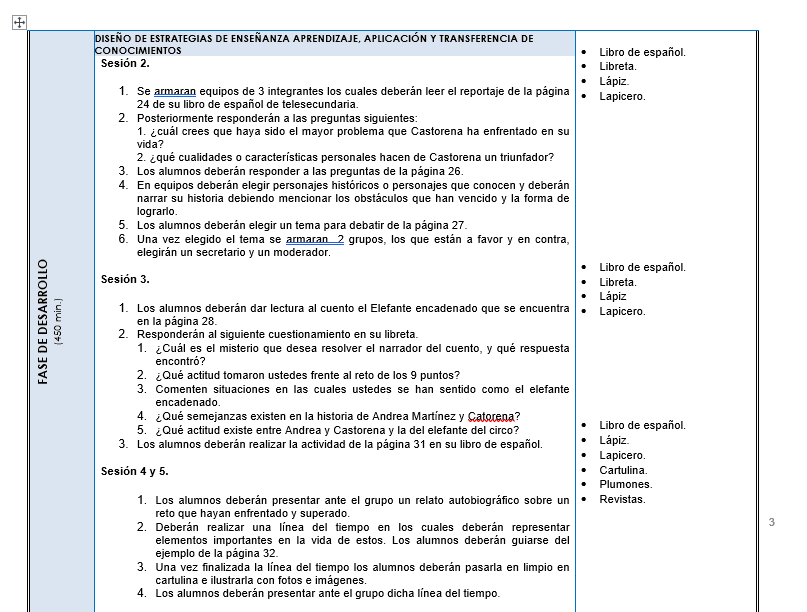 Planeaciones de Español Telesecundaria 02