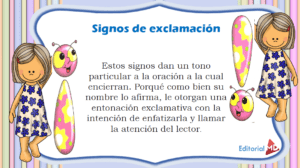 Signo Exclamación definición