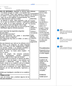 Planeación Español 1er grado 3er trimestre Secundaria Ciclo 2019-2020