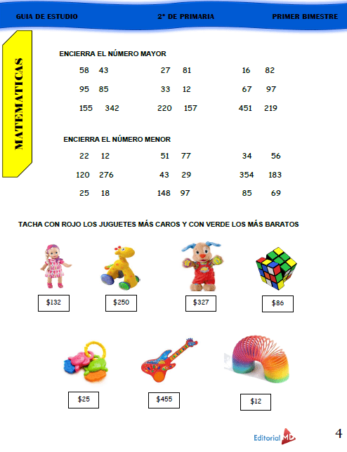 Guía de Estudio de 2o. Grado de Primaria 2020 02