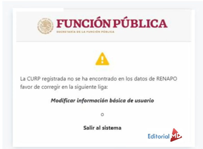 validación del curp