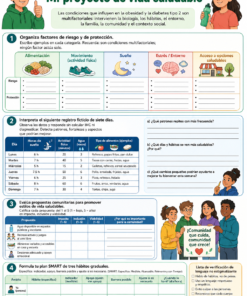 Fichas de trabajo CIENCIAS (Biología, Física, Química) SECUNDARIA 1°, 2° Y 3° Grado | TODOS LOS CONTENIDOS (IMPRIMIBLES) 14 03 Mi proyecto de vida saludable
