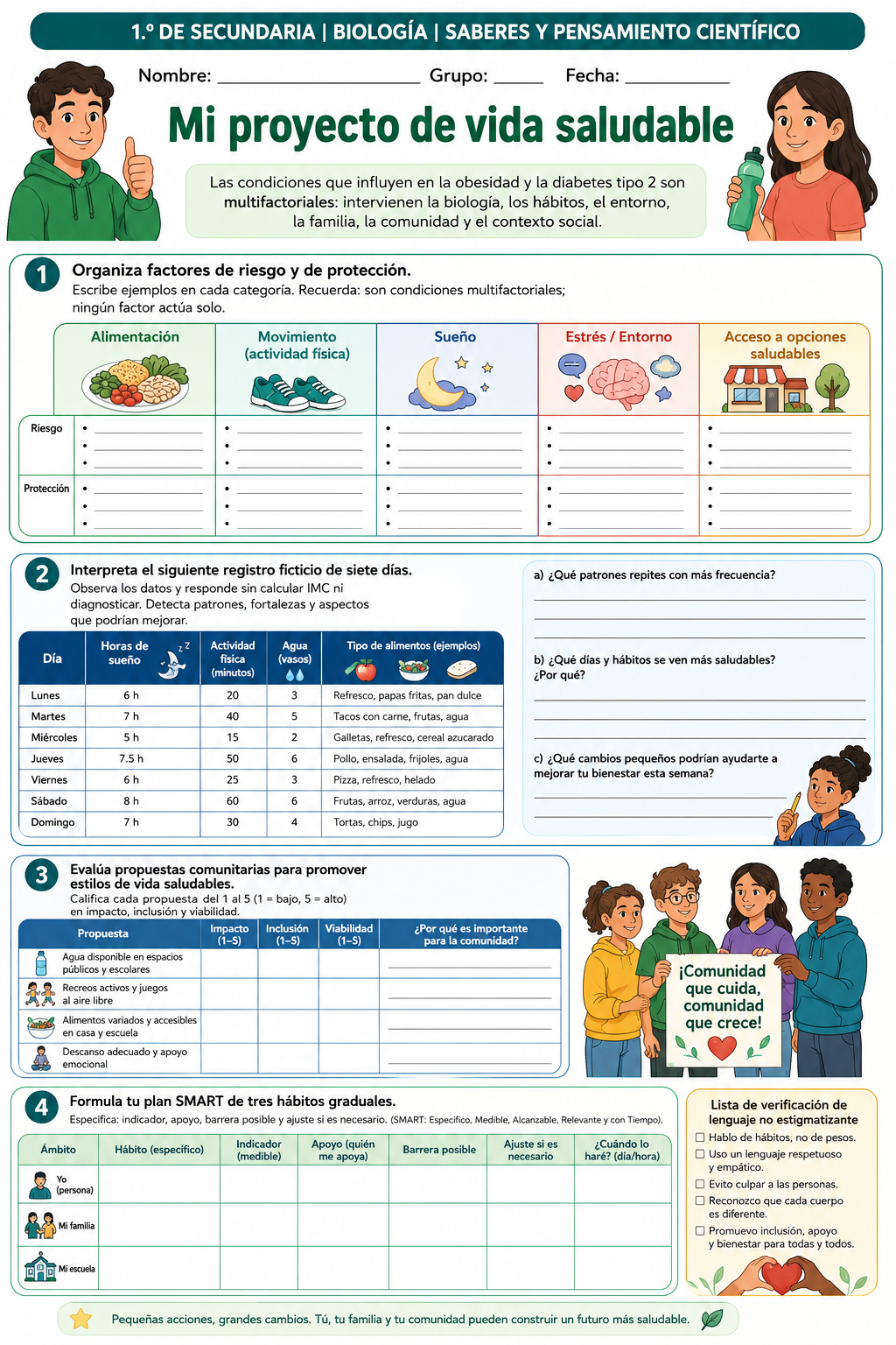 Fichas de trabajo CIENCIAS (Biología, Física, Química) SECUNDARIA 1°, 2° Y 3° Grado | TODOS LOS CONTENIDOS (IMPRIMIBLES) 5 Fichas de trabajo CIENCIAS (Biología, Física, Química) SECUNDARIA 1°, 2° Y 3° Grado | TODOS LOS CONTENIDOS (IMPRIMIBLES) - Image 5