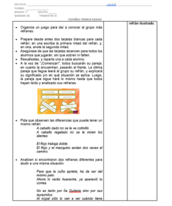 Planeación Español 1er grado 3er trimestre Secundaria Ciclo 2019-202001