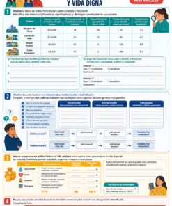 Fichas de trabajo FCyE SECUNDARIA 1°, 2° Y 3° Grado | TODOS LOS CONTENIDOS (IMPRIMIBLES) 30 04 Desigualdad socioeconomica y vida digna
