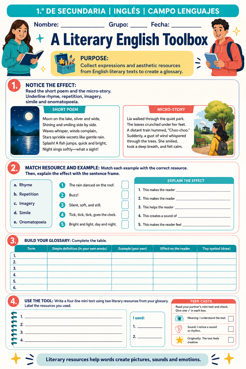 Fichas de trabajo INGLÉS SECUNDARIA 1°, 2° Y 3° Grado | TODOS LOS CONTENIDOS (IMPRIMIBLES) 3 Fichas de trabajo INGLÉS SECUNDARIA 1°, 2° Y 3° Grado | TODOS LOS CONTENIDOS (IMPRIMIBLES) - Image 3