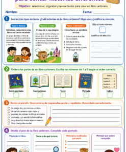 Fichas de trabajo PRIMARIA 1° a 6° Grado | TODOS LOS PROYECTOS (IMPRIMIBLES) 36 06 Los libros cartoneros para contar historias diferentes