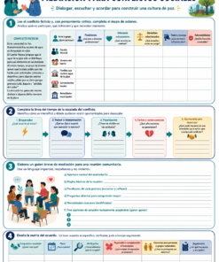 Fichas de trabajo FCyE SECUNDARIA 1°, 2° Y 3° Grado | TODOS LOS CONTENIDOS (IMPRIMIBLES) 17 06 Mediacion para conflictos sociales