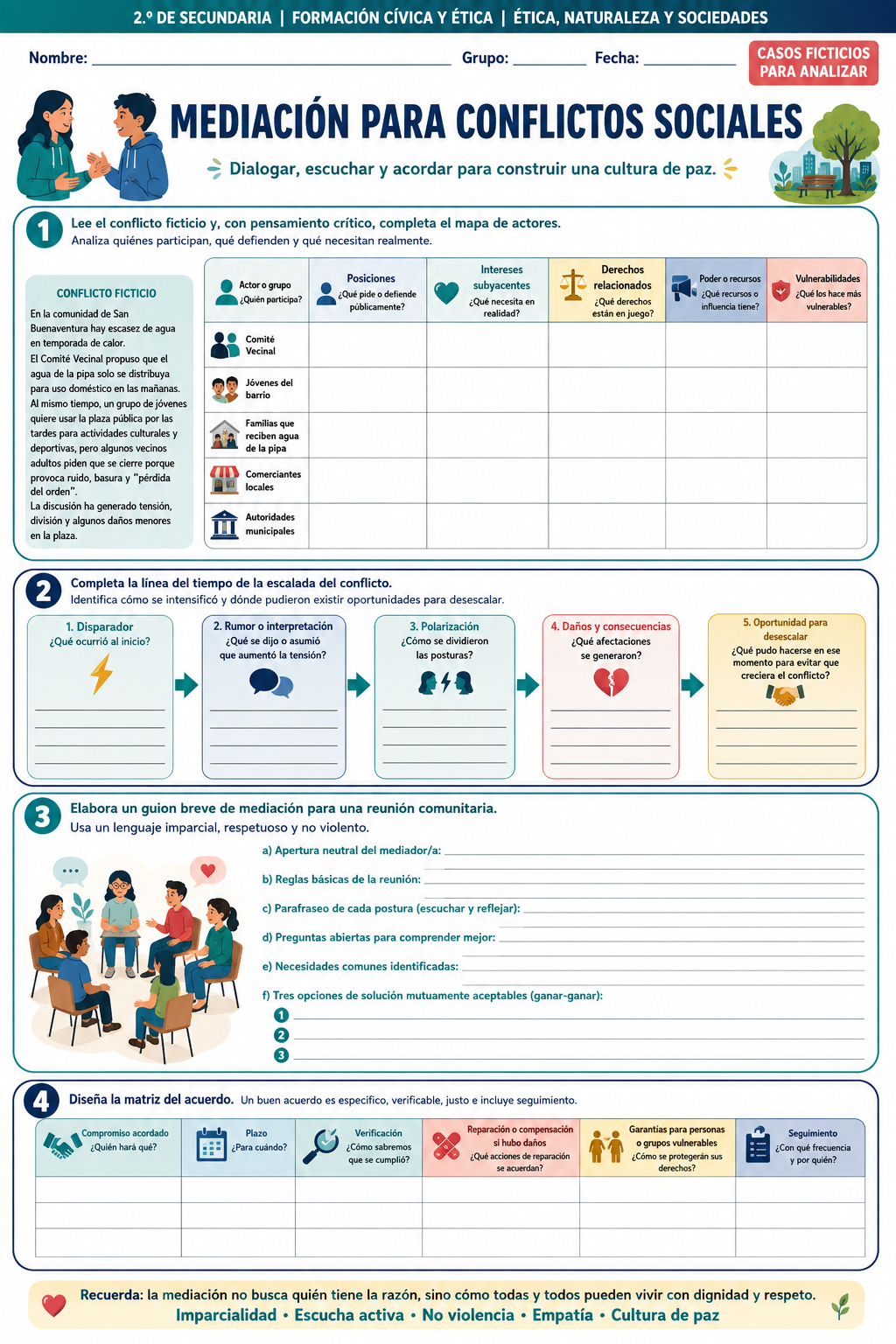 Fichas de trabajo FCyE SECUNDARIA 1°, 2° Y 3° Grado | TODOS LOS CONTENIDOS (IMPRIMIBLES) 2 Fichas de trabajo FCyE SECUNDARIA 1°, 2° Y 3° Grado | TODOS LOS CONTENIDOS (IMPRIMIBLES) - Image 2