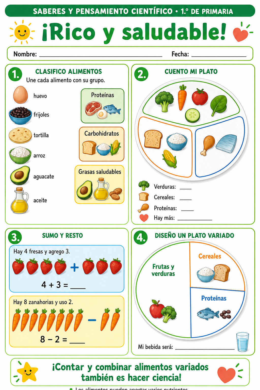 Fichas de trabajo PRIMARIA 1° Grado TODOS LOS PROYECTOS (IMPRIMIBLES) 12 Fichas de trabajo PRIMARIA 1° Grado TODOS LOS PROYECTOS (IMPRIMIBLES) - Image 12