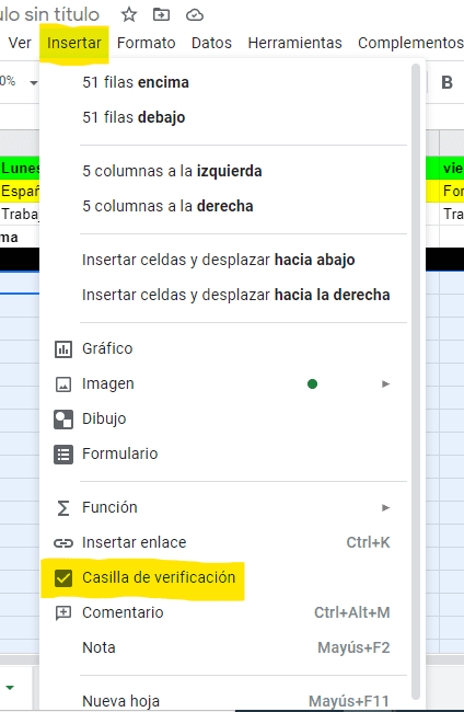 casilla de verificación para evaluar a distancia