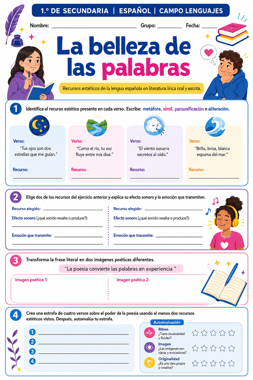 Planeaciones ESPAÑOL 1°, 2° y 3° Grado Secundaria PAQUETE (Ciclo Escolar 2026 – 2027) + Fichas de Trabajo 4 Planeaciones ESPAÑOL 1°, 2° y 3° Grado Secundaria PAQUETE (Ciclo Escolar 2026 – 2027) + Fichas de Trabajo - Image 4