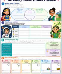 Fichas de trabajo PRIMARIA 1° a 6° Grado | TODOS LOS PROYECTOS (IMPRIMIBLES) 25 07 heroinas y heroes ficcion o realidad