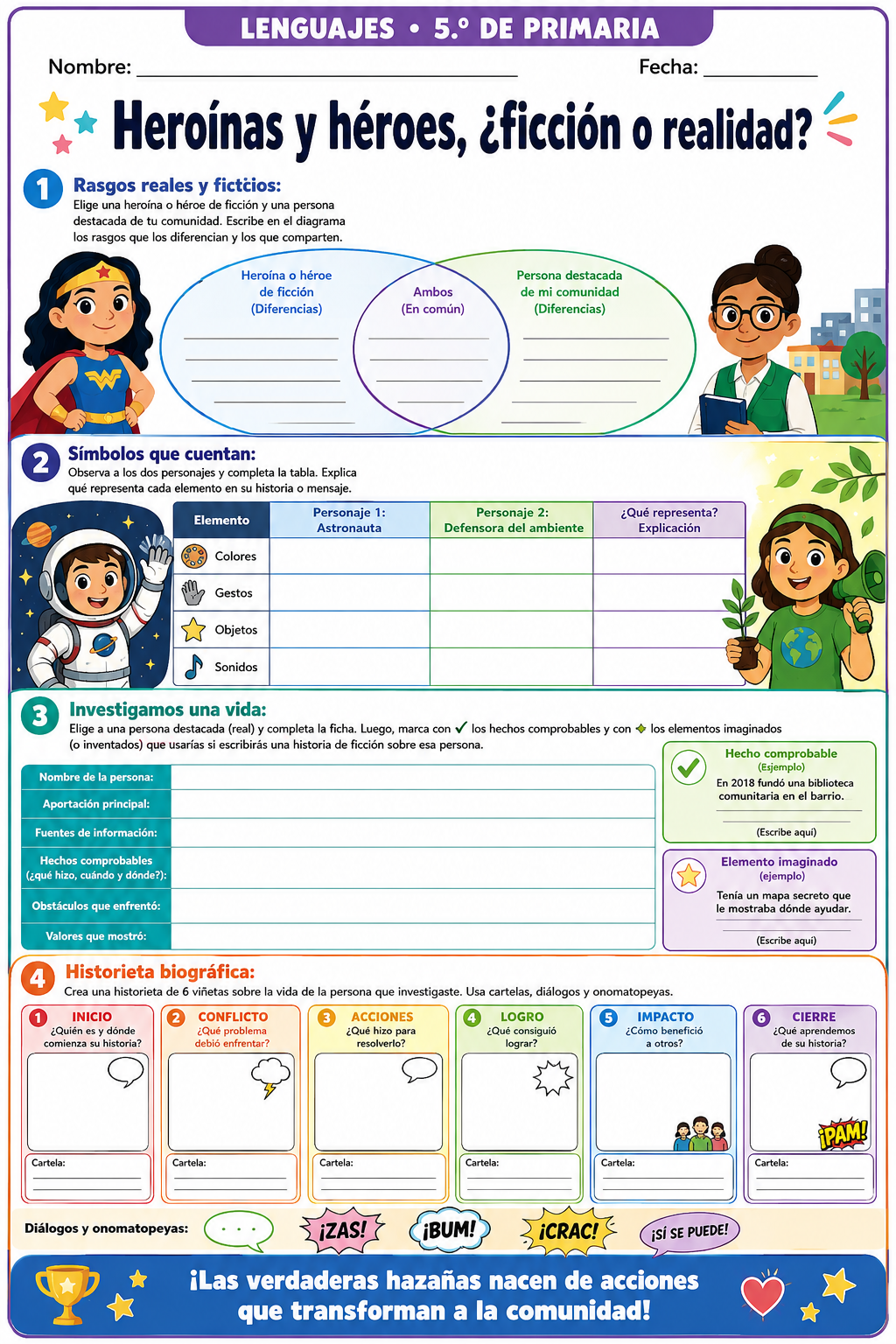 Fichas de trabajo PRIMARIA 1° a 6° Grado | TODOS LOS PROYECTOS (IMPRIMIBLES) 2 Fichas de trabajo PRIMARIA 1° a 6° Grado | TODOS LOS PROYECTOS (IMPRIMIBLES) - Image 2