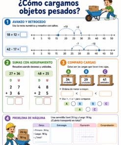 Fichas de trabajo PRIMARIA 2° Grado TODOS LOS PROYECTOS (IMPRIMIBLES) 16 08 Como cargamos objetos pesados
