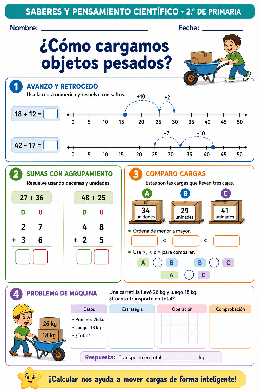 Fichas de trabajo PRIMARIA 2° Grado TODOS LOS PROYECTOS (IMPRIMIBLES) 5 Fichas de trabajo PRIMARIA 2° Grado TODOS LOS PROYECTOS (IMPRIMIBLES) - Image 5