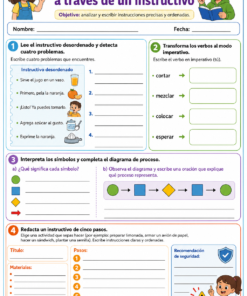 Fichas de trabajo PRIMARIA 3° Grado TODOS LOS PROYECTOS (IMPRIMIBLES) 37 08 El placer de aprender a traves de un instructivo