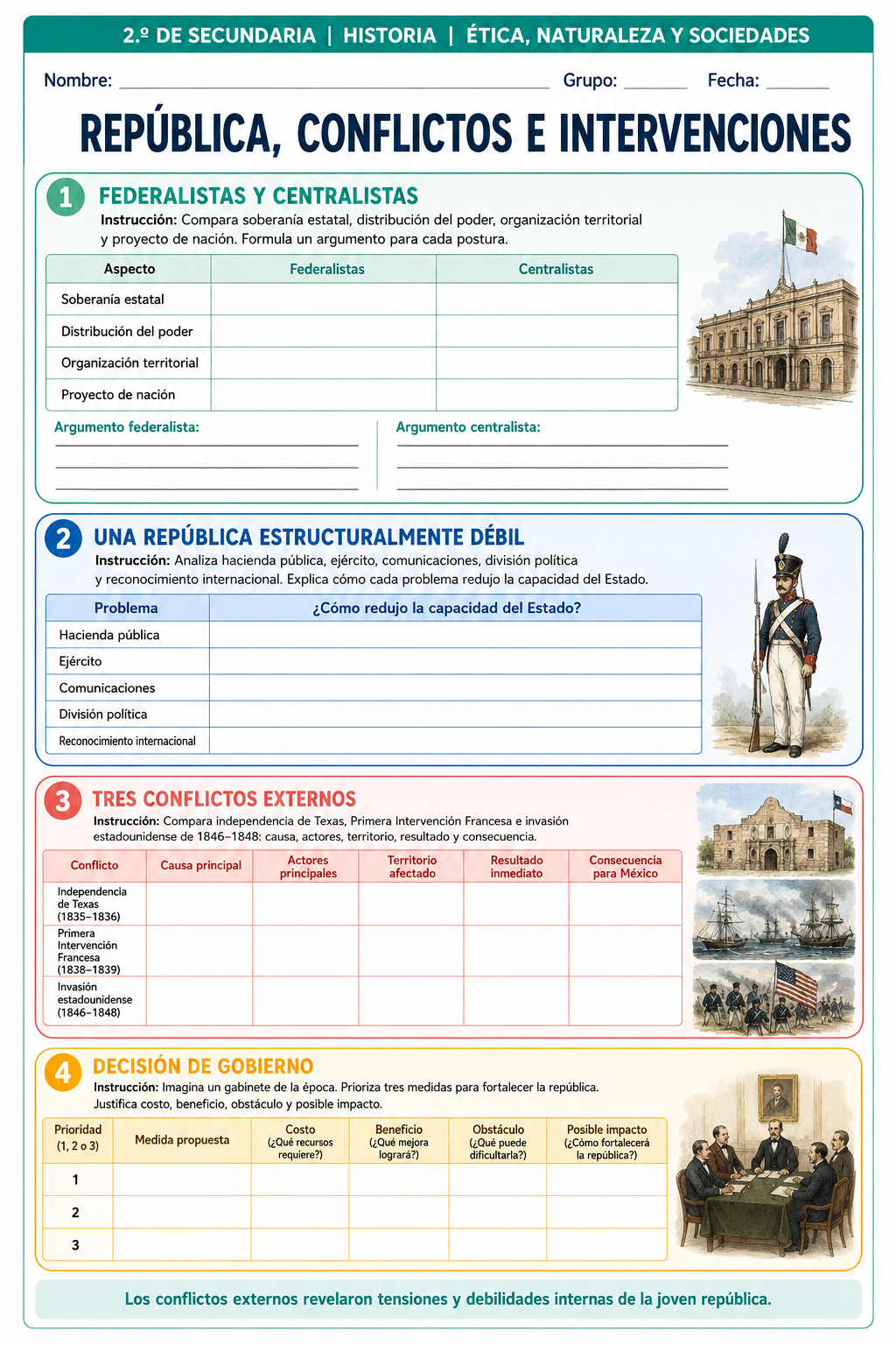 Fichas de trabajo HISTORIA SECUNDARIA 1°, 2° Y 3° Grado | TODOS LOS CONTENIDOS 11 Fichas de trabajo HISTORIA SECUNDARIA 1°, 2° Y 3° Grado | TODOS LOS CONTENIDOS - Image 11