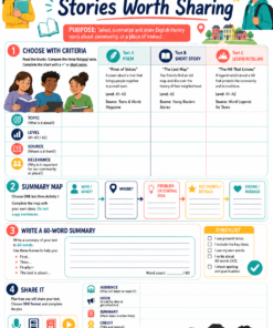 Fichas de trabajo INGLÉS SECUNDARIA 1°, 2° Y 3° Grado | TODOS LOS CONTENIDOS (IMPRIMIBLES) 20 08 Stories Worth Sharing