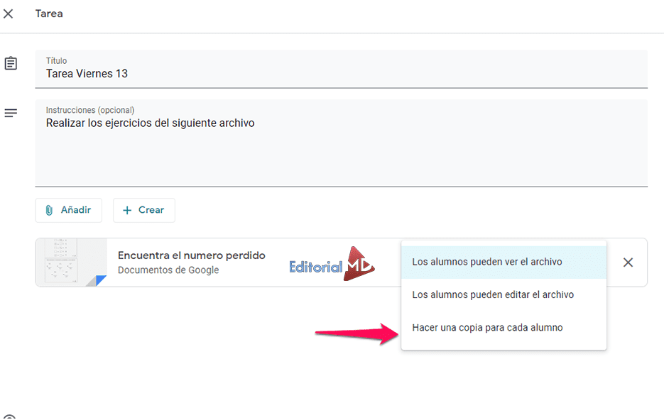 tareas en classroom -una copia para cada alumno tareas en classroom como hacer una copia para cada alumno