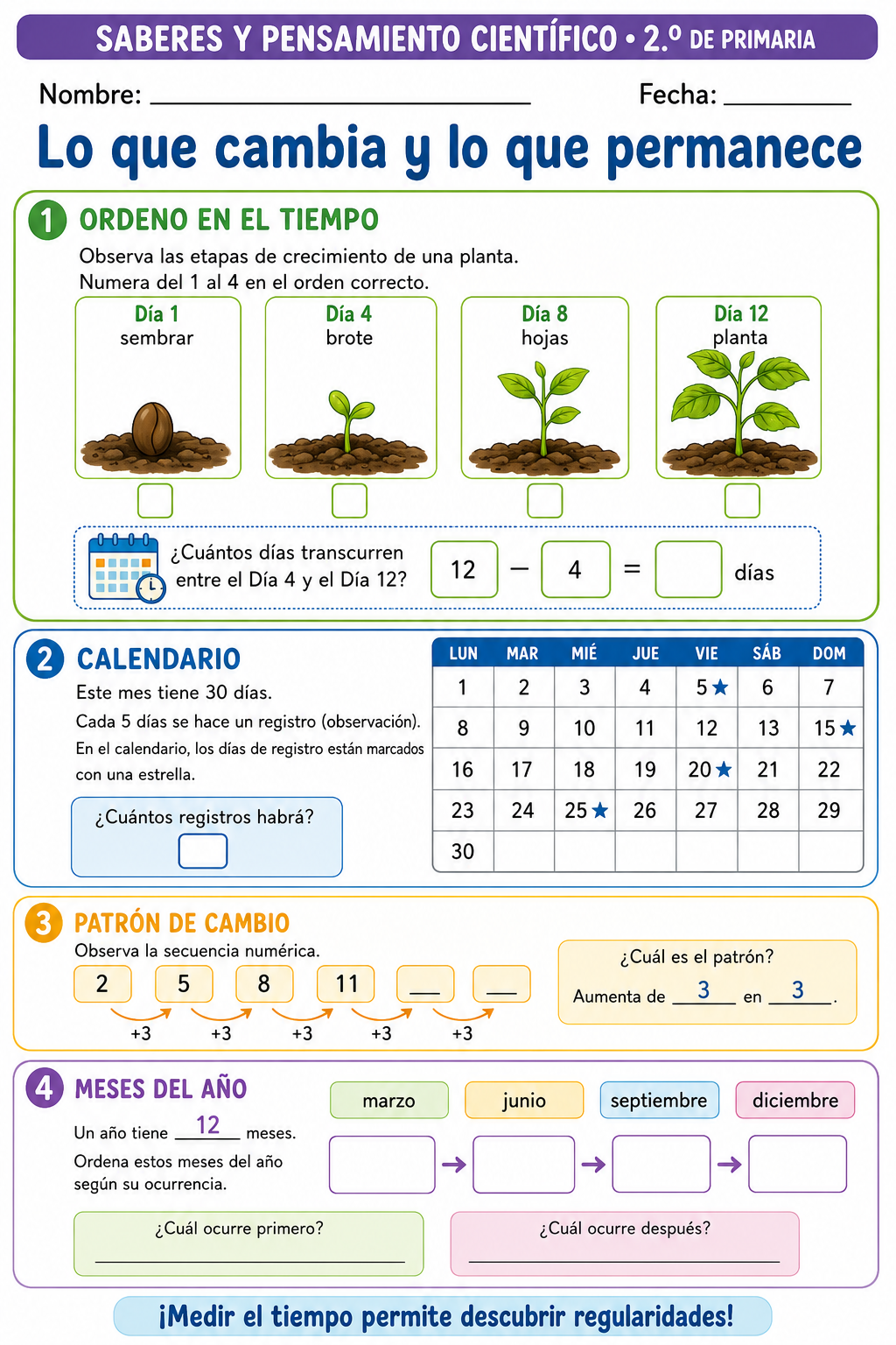 Fichas de trabajo PRIMARIA 1° a 6° Grado | TODOS LOS PROYECTOS (IMPRIMIBLES) 18 Fichas de trabajo PRIMARIA 1° a 6° Grado | TODOS LOS PROYECTOS (IMPRIMIBLES) - Image 18