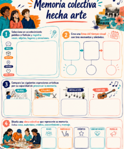 Fichas de trabajo ARTES SECUNDARIA 1°, 2° Y 3° Grado | TODOS LOS CONTENIDOS (IMPRIMIBLES) 19 09 Memoria colectiva hecha arte