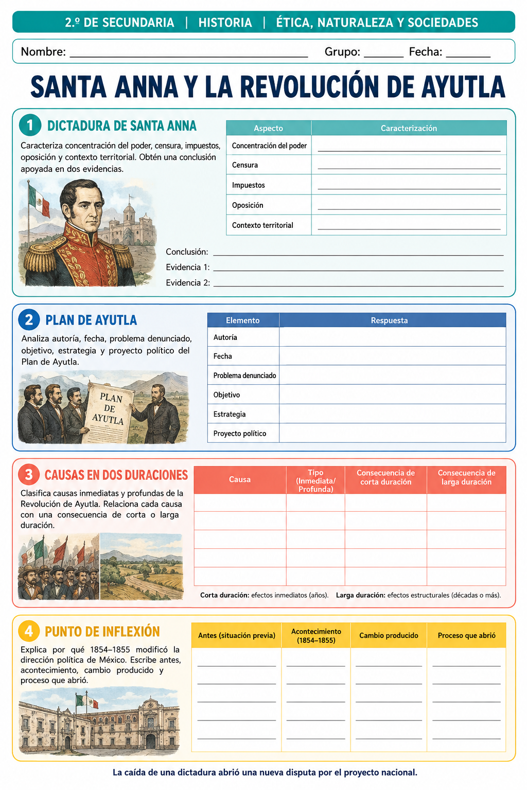 Fichas de trabajo HISTORIA SECUNDARIA 1°, 2° Y 3° Grado | TODOS LOS CONTENIDOS 12 Fichas de trabajo HISTORIA SECUNDARIA 1°, 2° Y 3° Grado | TODOS LOS CONTENIDOS - Image 12