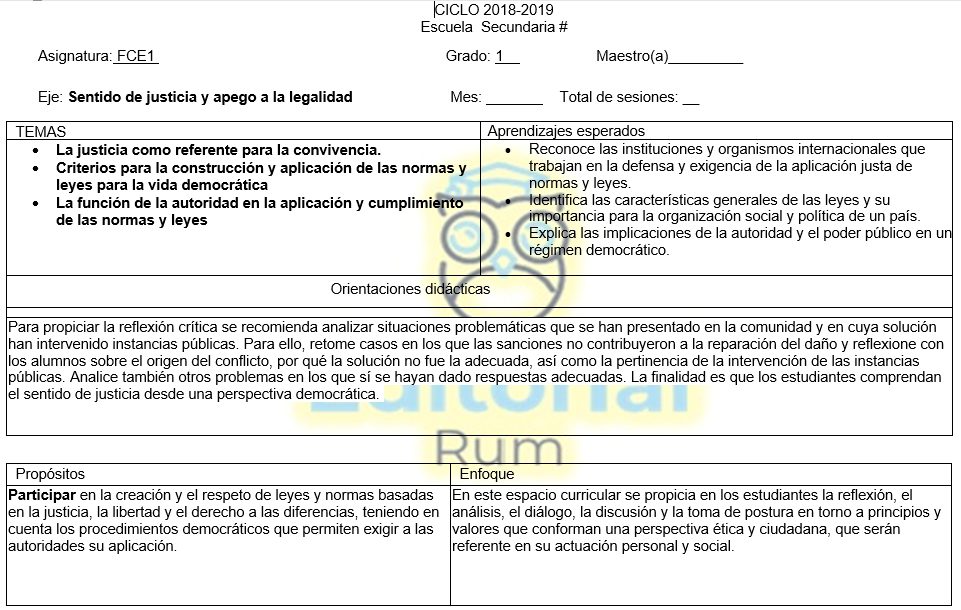 Formación cívica 3er trimestre