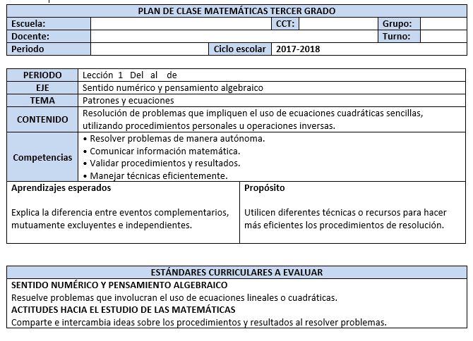 matemáticas