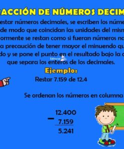 Sumas con punto decimal