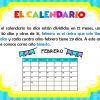 Ejemplo del calendario