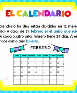 Ejemplo del calendario