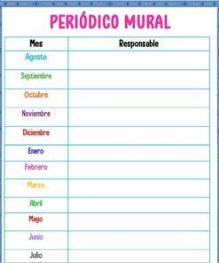 Agenda escolar periódico escolar