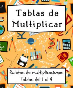 Tablas de Multiplicar: Ruletas de Multiplicación del 1 al 9