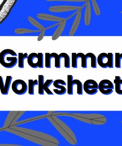 Ejercicios de Tiempos Gramaticales en Inglés Para Niños