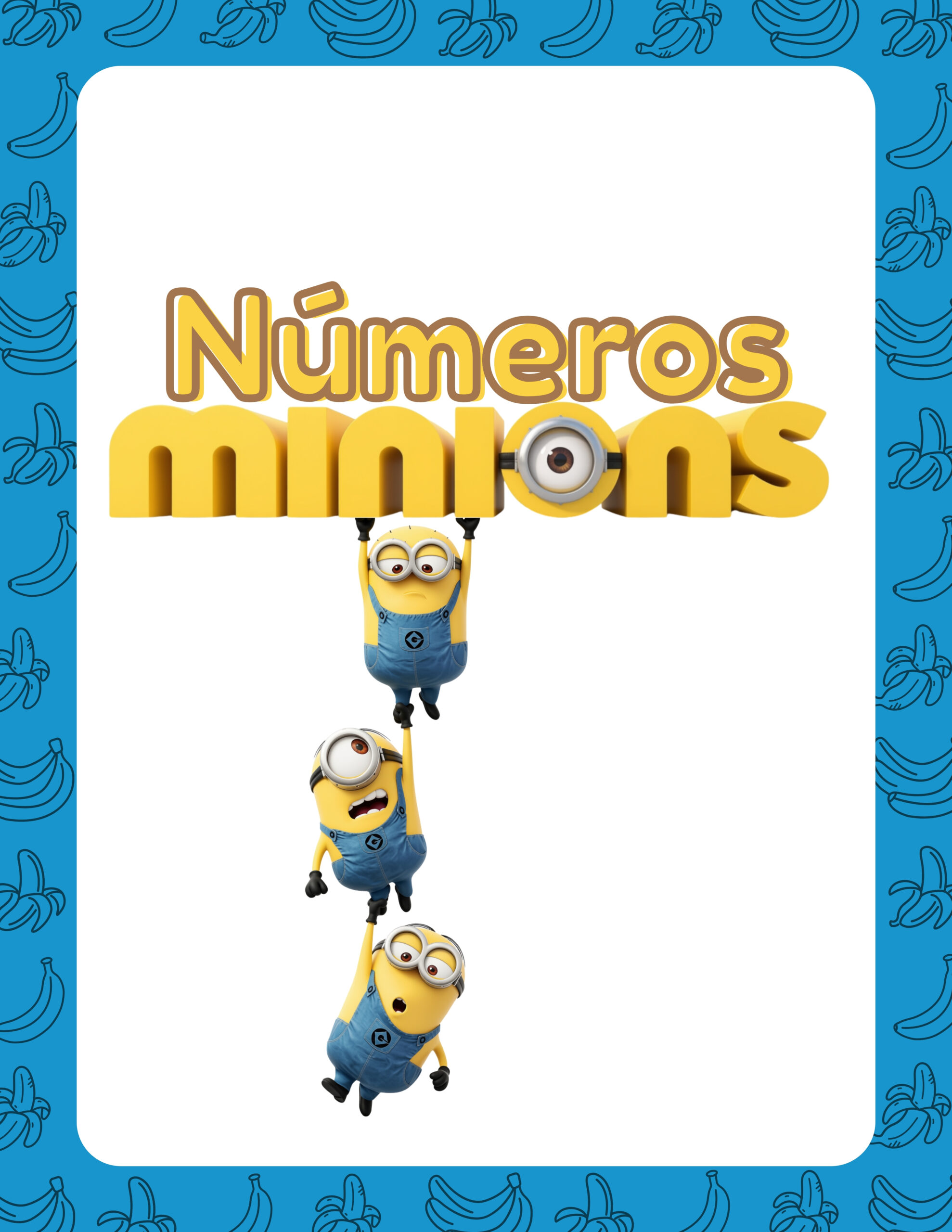 Números con temática de "Minions" 1 Números con temática de "Minions"